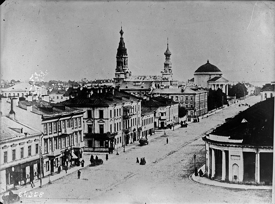 General view of Kronstadt naval fortress, 1921