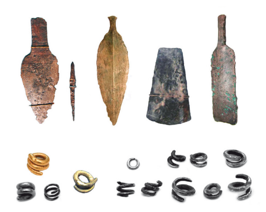 Yamnaya metal artifacts