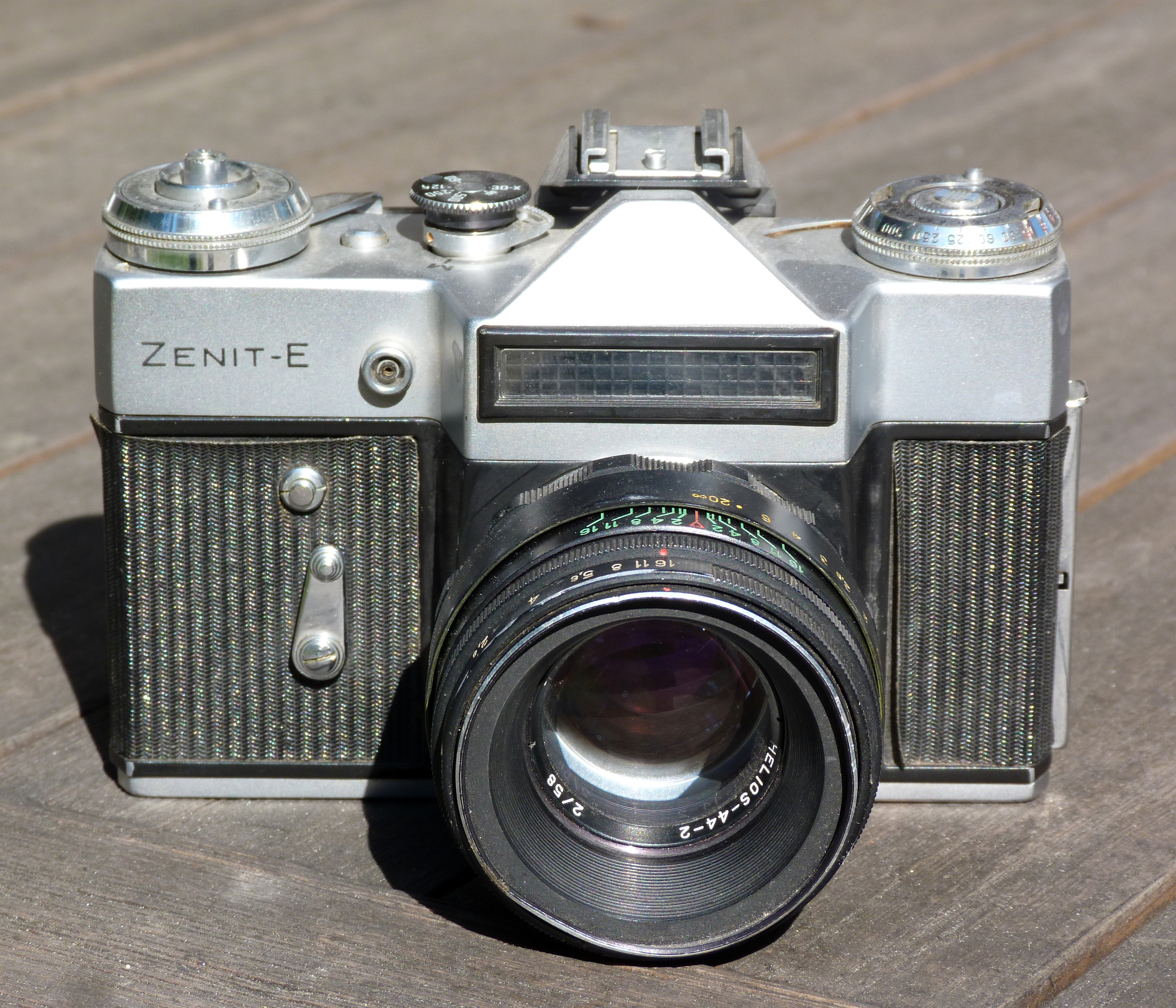Zenit-E with Helios 44-2 lens